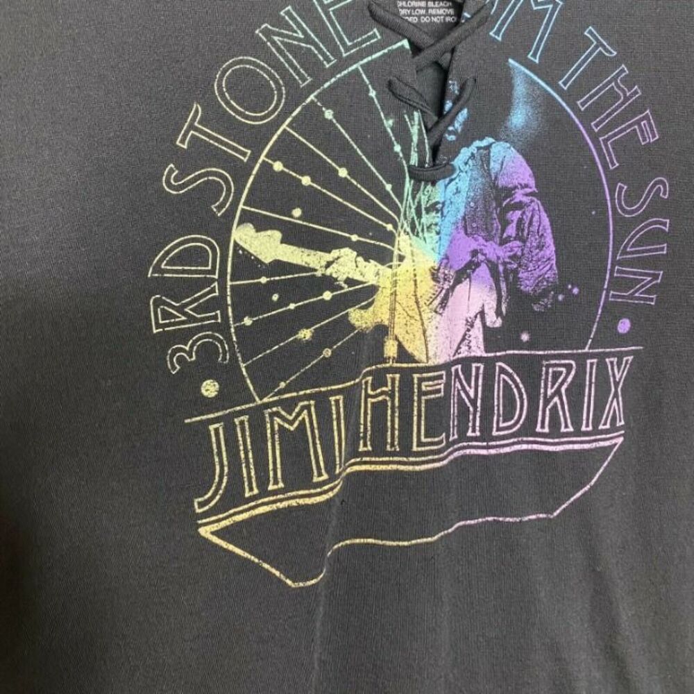 Grunge Indie Sleaze Jimi Hendrix Graphic Tee XS Rock Band Shirt retro y2k - Picture 4 of 4
